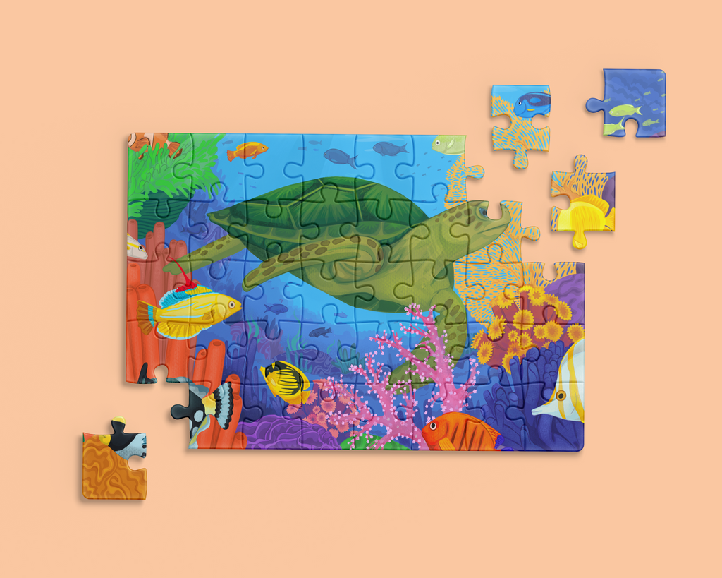 Sea Turtle Adventure Puzzle